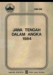 Jawa Tengah Province In Figures 1984