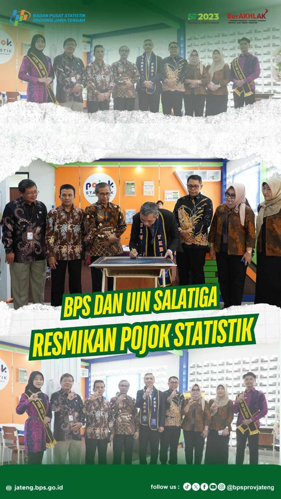 BPS dan UIN Salatiga Resmikan Pojok Statistik