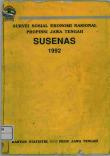 Social And Population Statiatics Of Central Java Based On Susenas 1992