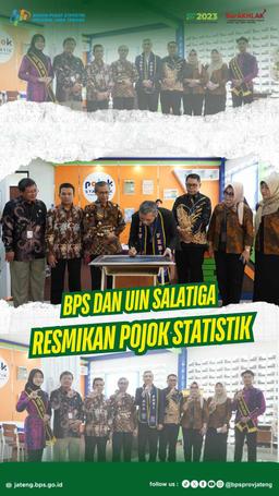 BPS dan UIN Salatiga Resmikan Pojok Statistik