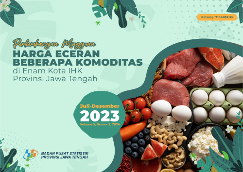 Perkembangan Mingguan Harga Eceran Beberapa Komoditas di Enam Kota IHK Provinsi Jawa Tengah bulan Juli - Desember 2023